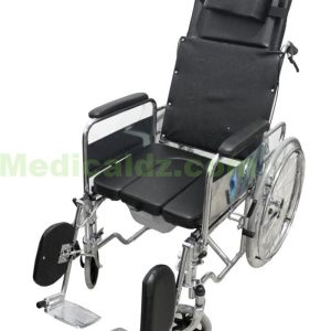 FAUTEUIL ROULANT GARDE ROBE ROND AVEC COUVERCLE