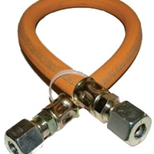 TGF88 Tuyau flexible pour gaz _0,4 m_ avec raccords en ogive 8mm